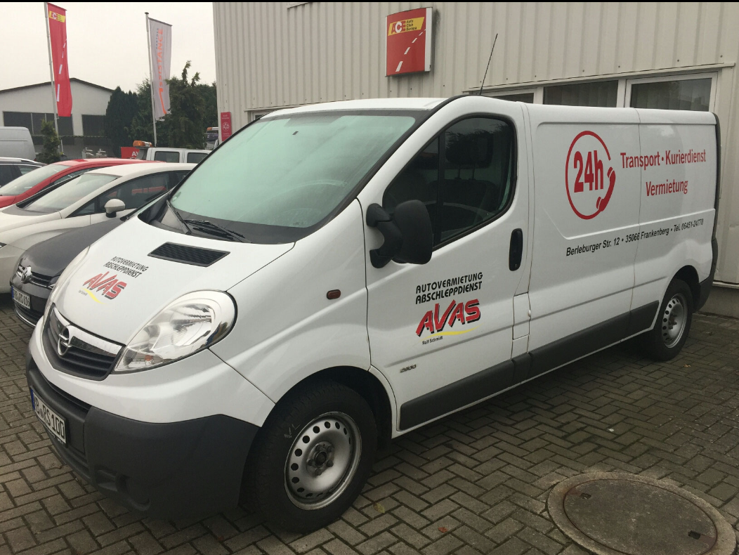 Speditionsfahrzeug Opel Vivaro – AVAS Frankenberg